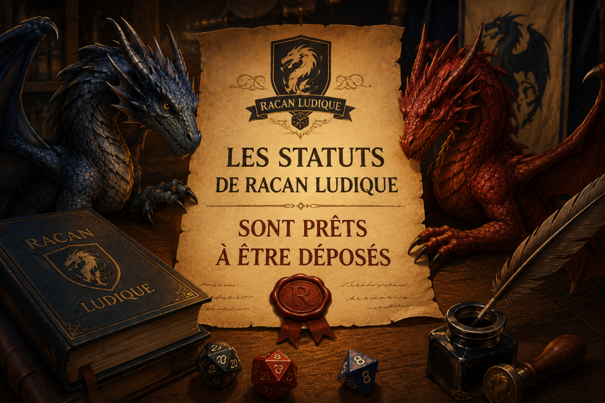  Les statuts de Racan-Ludique sont prêts à être déposés ! 